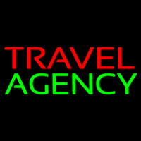 Travel Agency Block Neonskylt