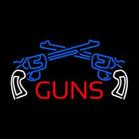 Two Gun Logo Neonskylt