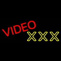 Video Triple X Neonskylt