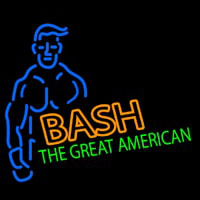 WWE The great American bash Neonskylt