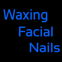 Wa ing Facial Nails Neonskylt