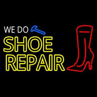 We Do Shoe Repair Neonskylt