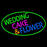 Wedding Cakes And Flowers Neonskylt