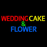 Wedding Cakes And Flowers Neonskylt