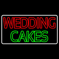 Wedding Cakes Double Stroke Neonskylt