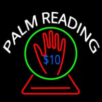 White Palm Readings With Logo Neonskylt