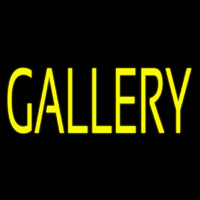 Yellow Gallery Neonskylt