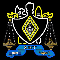 Zeta Beta Tau Chapters Logo Neonskylt