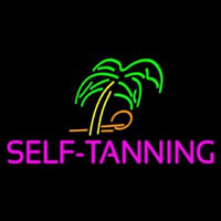 Self Tanning Neonskylt