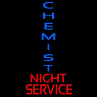 Chemist Night Service Neonskylt