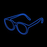 Double Stroke Glasses Logo Neonskylt