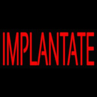 Implantate Neonskylt