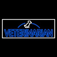 Double Stroke Veterinarian Neonskylt