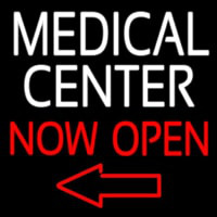 Medical Center Now Open Neonskylt